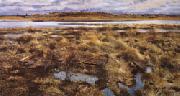 Bruno Andreas Liljefors The Curlews Sweden oil painting artist